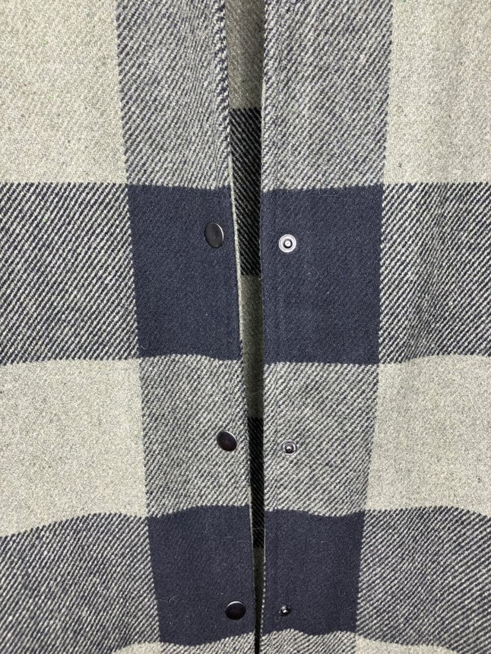 BB Dakota Steve Madden Women's L Green Black Plaid Shacket Jacket Coat - Picture 3 of 9